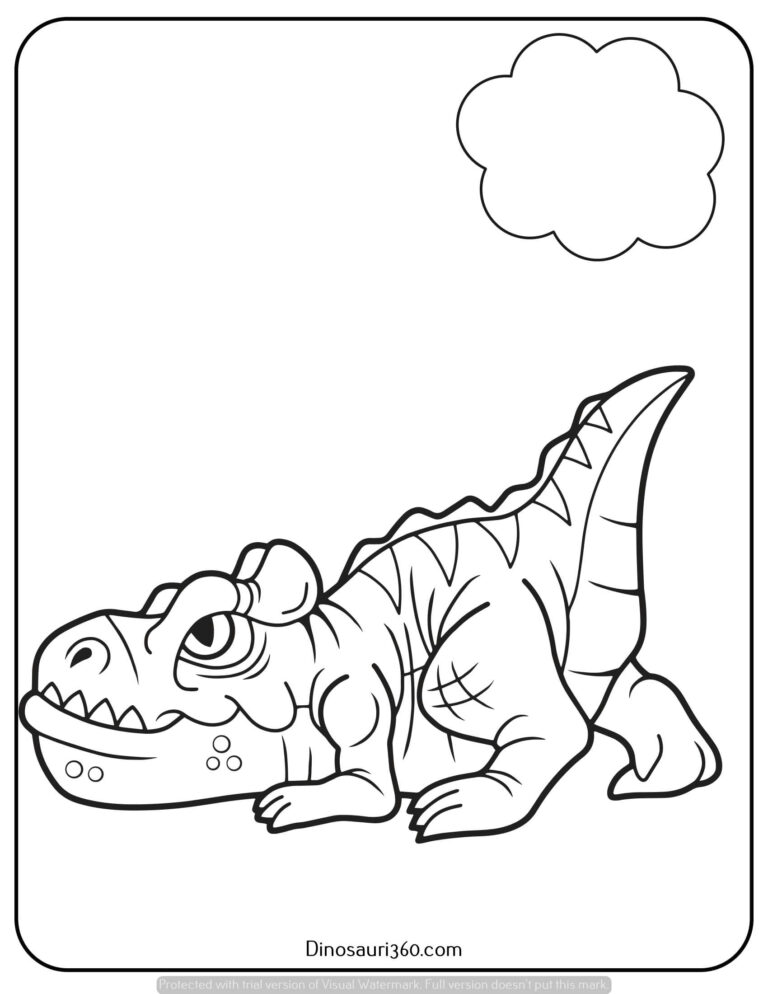 Dinosauri da colorare e stampare gratis (10)