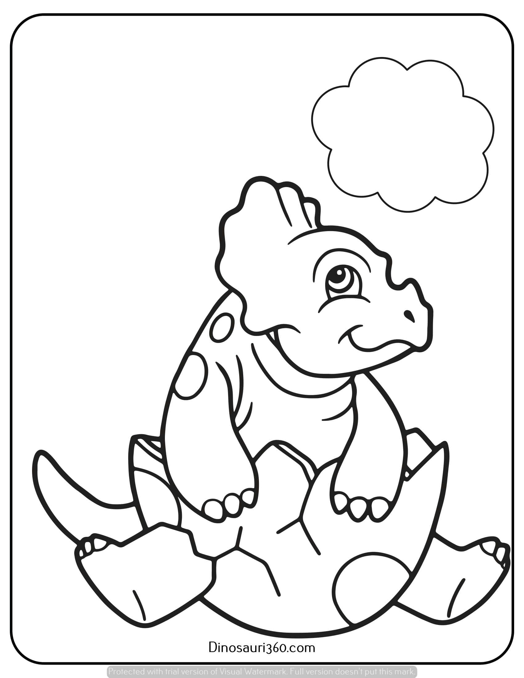 Dinosauri da colorare e stampare gratis (6)